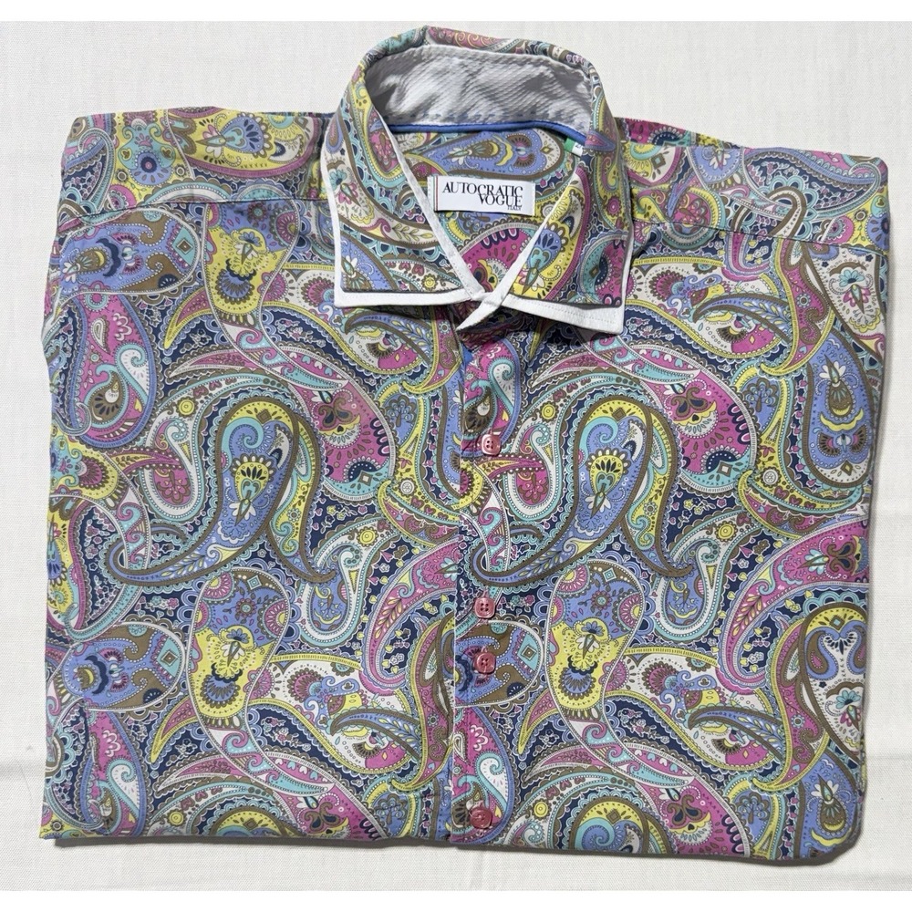 Autocratic Vogue"‎ paisley shirt cotton